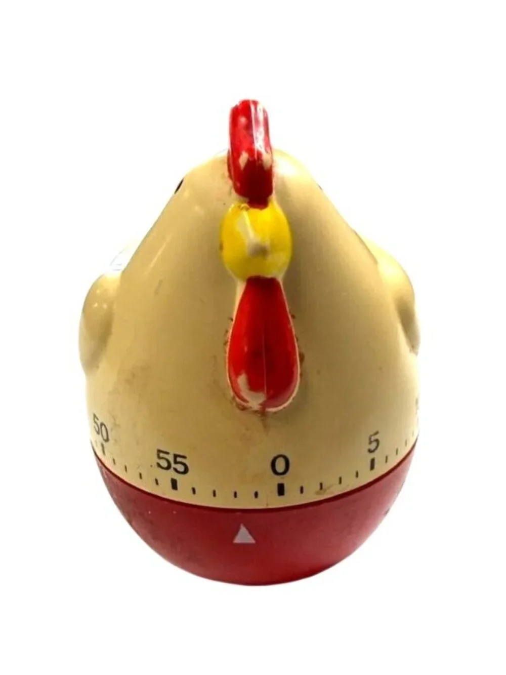Vintage Chicken Hen Kitchen Timer 60 Minute Mechanical Windup Farmhouse Decor
